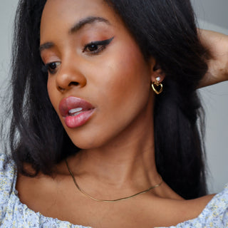 Hailey Heart Hoops - Final Sale