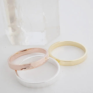 Hammered Boyfriend Ring - Final Sale