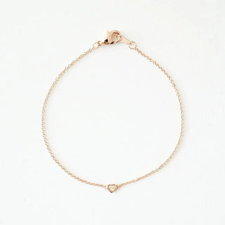 Crystal Mini Heart Bracelet - Final Sale