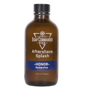 Soap Commander Honor After Shave Splash 4 Oz