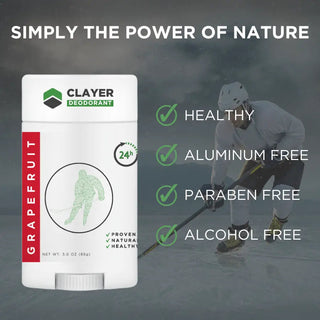 Natural Deodorant - Hockey Players - 3.35 OZ - NEW FORMULA