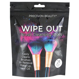 Precision Beauty Wipe Out Brush Cleansing Wipes 24 ct