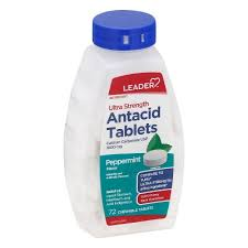 Leader™ Antacid Ultra Strength – 1000 mg (72 Chewable Tablets)