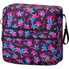 NOVA Hanging Mobility Pouch / Storage Bag - "Garden Flowers" Print (Model 4002GF)
