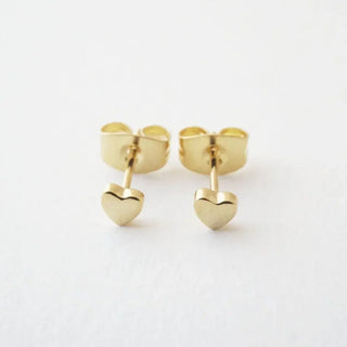 Mini Heart Stud Earrings