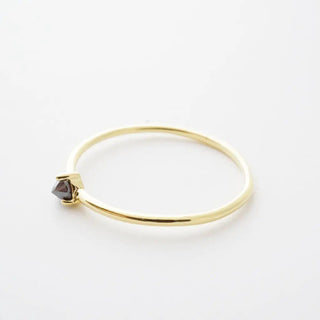Iron Ore Point Solitaire Ring - Final Sale