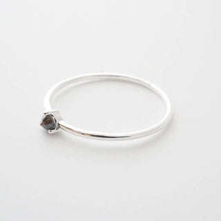 Iron Ore Point Solitaire Ring - Final Sale