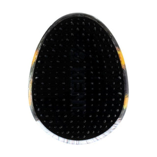 Kent Pebble Shampoo and Scalp Massaging Black and Yellow Detangling Hair Brush - 5 Oz