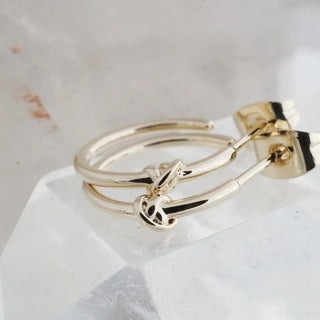 Knotted Hoops - Final Sale