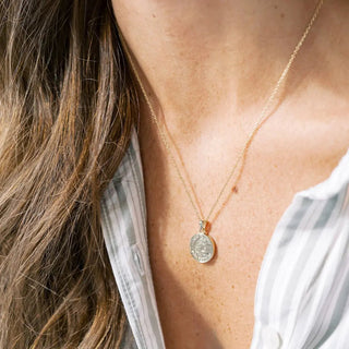 Mother Earth Coin Necklace
