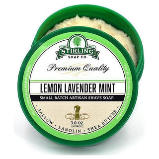 Stirling Soap Co. Lemon Lavender Mint Shaving Collection
