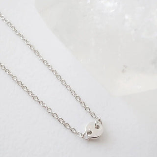Little Moon Disc Necklace - Final Sale