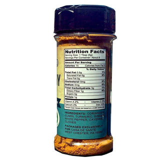 Low FODMAP Certified Spice Mix (Thai Curry Seasoning) - No Onion No Garlic, Gluten Free, No Sodium, Kosher, Gut Friendly, Artisan