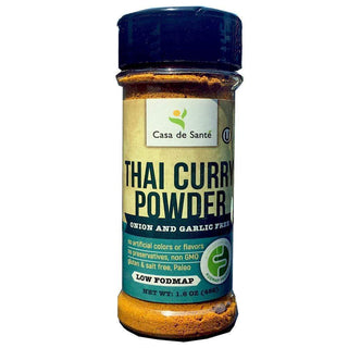 Low FODMAP Certified Spice Mix (Thai Curry Seasoning) - No Onion No Garlic, Gluten Free, No Sodium, Kosher, Gut Friendly, Artisan
