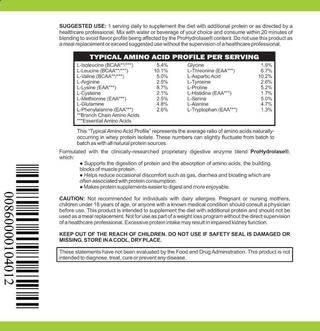 Ultra-Pure Muscle Defense Whey Isolate (MD PhD Formulated) - Vanilla