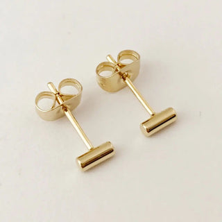 Midi Round Bar Earrings
