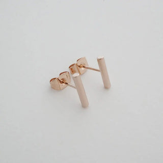 Midi Round Bar Earrings