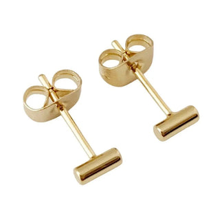 Midi Round Bar Earrings