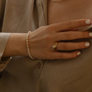 CORINE 18K GOLD PLATED RING