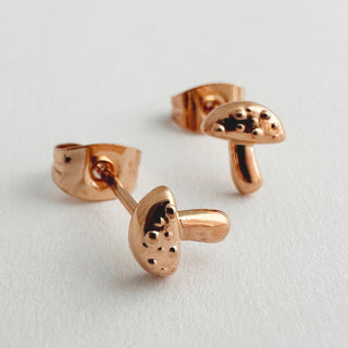 Mushroom Stud Earrings