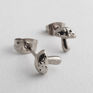 Mushroom Stud Earrings