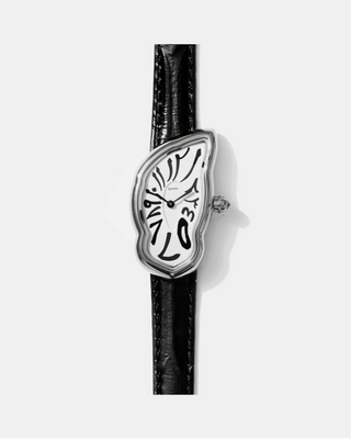 Melting Watch Large Silver