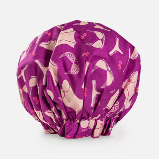 Spa Sister Gal Pal Bouffant Shower Cap, Lingerie