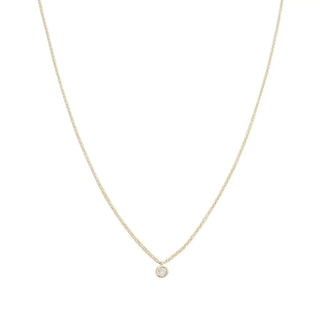 Petite Solitaire Necklace