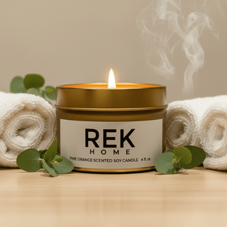 Pine Orange Soy Candle