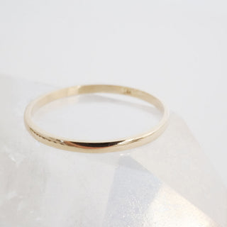 Classic Stacking Ring, 14k Gold
