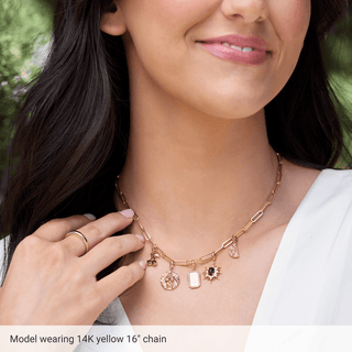 Portofino 14K Gold Paperclip Necklace