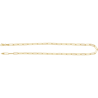 Portofino 14K Gold Paperclip Necklace