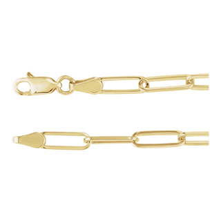 Portofino 14K Gold Paperclip Necklace