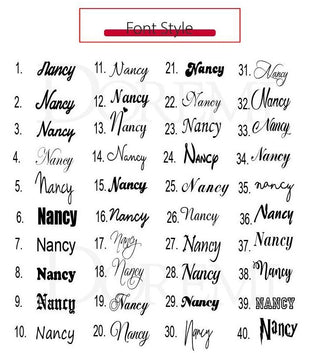 Custom Birthstone Name Necklace