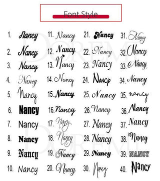 Vertical Custom Name Necklace