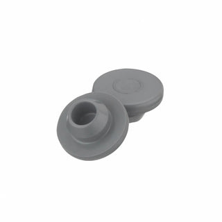 13 mm Gray Chlorobutyl Snap-On Vial Stoppers (Case of 1,000)