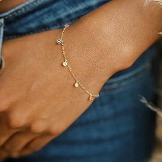 Rainbow Crystal Stardust Bracelet - Final Sale