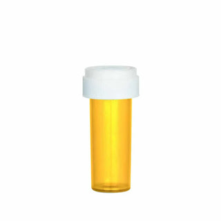 ColorSafe Amber Reversible Cap (RC) Pharmacy Vials, 8 Dram (Case of 400)