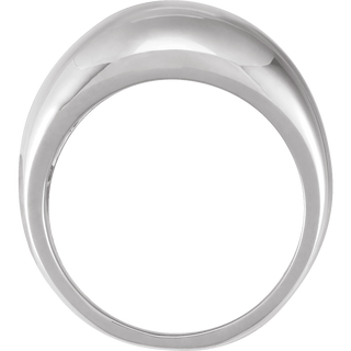 Riviera 14K Gold Dome Ring – 8 mm or 12 mm