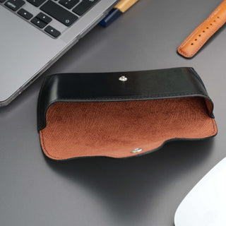 Rochester Full-Grain Leather Eyeglass Case
