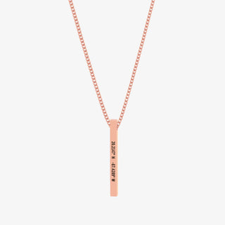 Extra Custom Bar Necklace