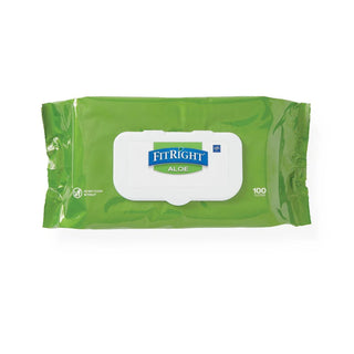 FitRight Aloe Personal Cleansing Cloth 100 wipes
