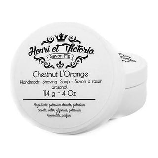 Henri et Victoria Chesnut L' Orange Shaving Soap  4oz