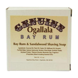 Ogallala Bay Rum & Sandalwood Shaving Soap 4.5 Oz