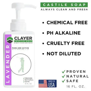 Organic Castile Soap - Golfers - 16 fl oz.