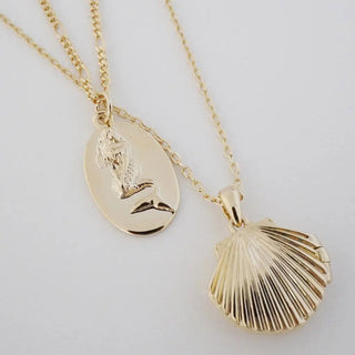 Sirena Mermaid Pendant Necklace