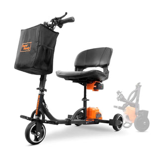 SuperHandy Passport Mobility Scooter OG - 48V 2Ah Battery, Lightweight (35 lbs), Foldable + Extra Battery