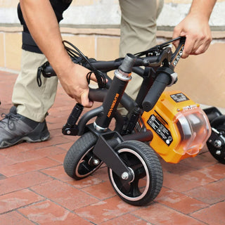 SuperHandy Passport Mobility Scooter OG - 48V 2Ah Battery, Lightweight (35 lbs), Foldable + Extra Battery