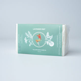 All-Natural Tallow Soap – Lavender Mint & Unscented
