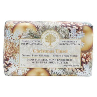 Wavetree & London Christmas Tinsel French Triple Milled Soap 7oz